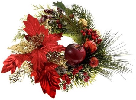 Fortryllende kunstig julekrans. Passer især godt til jul. Ø 35 cm
