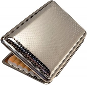 BILLIGE CIGARET ETUI METAL. Lille, tyske metal cigaretetui Vom Hofe
