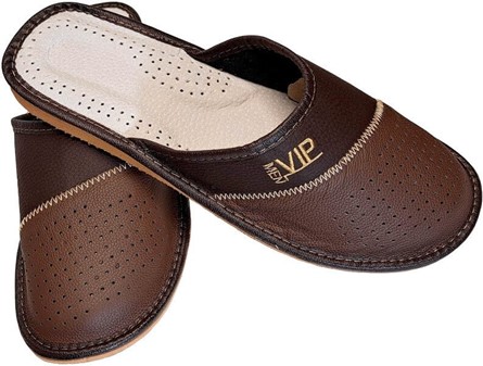 TØFLER TIL MÆND. Topkvalitet billige læder slippers herre