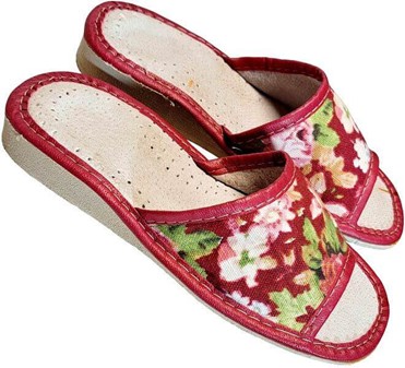 SOMMER SLIPPERS DAME. Billigste, flerfarvede hjemmesko med åben tå