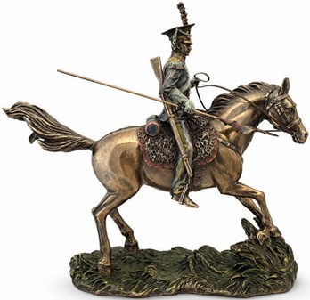 RIDDERFIGUR. Figur af polsk Ulan. Super og billig pynt til hjemmet