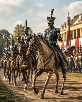 RIDDERFIGUR. Figur af polsk Ulan. Super og billig pynt til hjemmet
