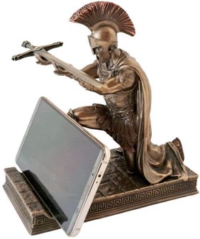 SKULPTURER TIL HJEMMET. Romersk Centurion Figur - Kuglepensholder