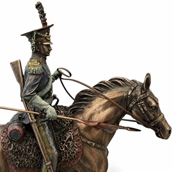 RIDDERFIGUR. Figur af polsk Ulan. Super og billig pynt til hjemmet