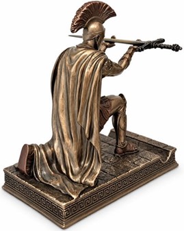 SKULPTURER TIL HJEMMET. Romersk Centurion Figur - Kuglepensholder