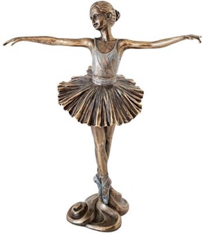 BALLETDANSER FIGUR. Enestående ballerina figur til en gave