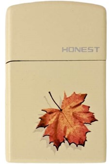Elegant seje lighter med ahornblad. Efterårsflair i lommen