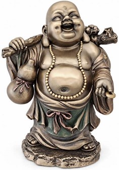 Smilende Buddha figur: Din Daglig Dosis af Lykke og Held