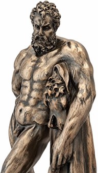 Monumental Herkules figur. Styrke, kunst og luksus til dit hjem