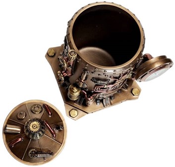 Steampunk Ur Smykkeskrin – Hemmeligt rum til dine værdigenstande