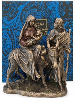 FLUGT TIL EGYPTEN. Enestående figur Hellige Familie. Ideel Julegave