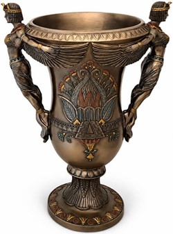 En egyptisk vase fra Veronese. To gudinder og et strejf af evighed!