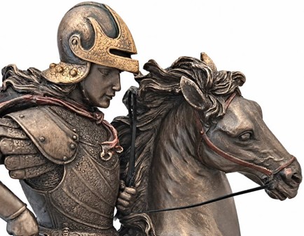 Sankt Jørgen og Dragen Statue. Den ultimative gave til mænd med mod