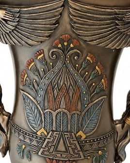 En egyptisk vase fra Veronese. To gudinder og et strejf af evighed!
