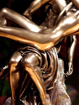 KYSSET | AUGUSTE RODIN | Meget elegant miniature.
