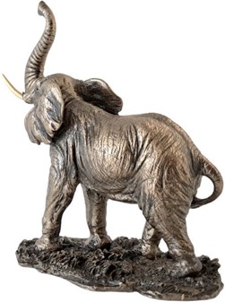 Lille Elefant Figur. Bronze Dekoration – Perfekt Gave til Hjemmet