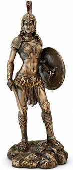 Amazone kriger figur. Et unikt kvindefigur, forslag til stueindretning