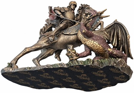 Sankt Jørgen og Dragen Statue. Den ultimative gave til mænd med mod