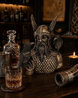 Odin Skulptur til Hjemmet. Odin Buste der styrer din stue!