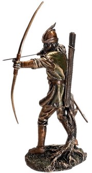 Robin Hood Figur. Legenden I Bronze: Sherwood-stil til din stuen!