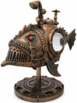 Unik ubåd figur i Steampunk-stil til kontoret eller stuen dekoration