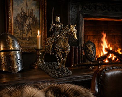 KNIGHTS FIGURER. Billig og unik figur som pynt til hjemmet og kontoret