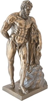 Monumental Herkules figur. Styrke, kunst og luksus til dit hjem