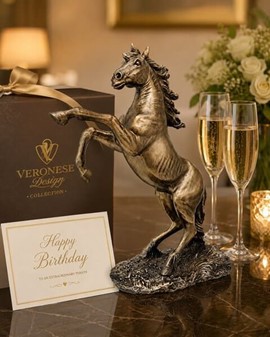 Bronze Heste Figur. Perfekt gave til til hesteejere og dyreelskere
