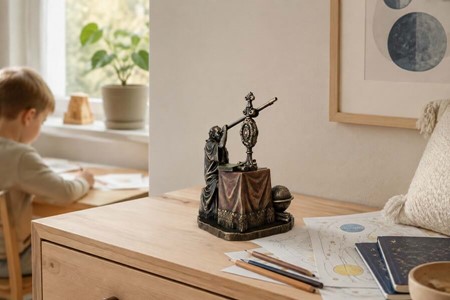 Galileo Galilei Figur. Forvandl dit hjem til et univers af opdagelser