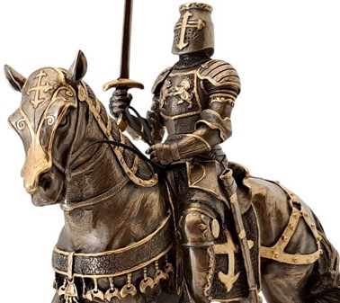 KNIGHTS FIGURER. Billig og unik figur som pynt til hjemmet og kontoret