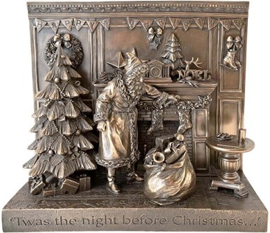 “Natten før jul” julefigur i bronze – Perfekt mesterværk og julegave