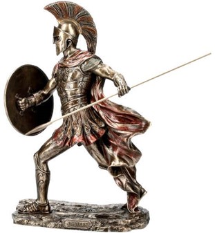 GAVER TIL BEDSTEFORÆLDRE. Achilles figur for dekoration til hjemmet
