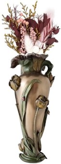 Tulipan vase til tørrede blomster. Kunst og natur i ét tidløst design