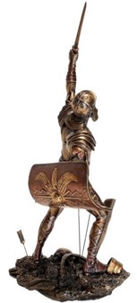 Spartacus bronze figur. Gør din hylde episk (uden at kæmpe selv)