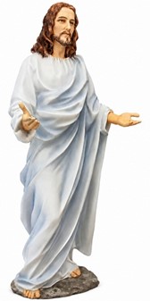 Skab Ro: Jesus Kristus figur med Sjæl. Kunstværk fyldt med Fred og Håb