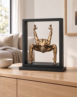 Sportsfigur i Bronze. Eksklusiv gymnastik figur og ultimativ gave