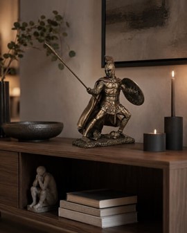HEKTOR. Figur af modigste trojanske helten, billigt pynt til hjemmet