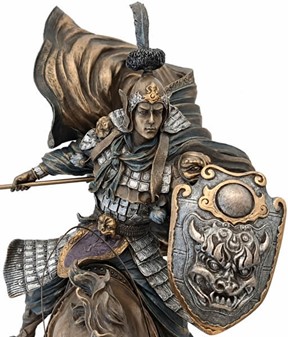 Luksuriøs Figur til Kontor. Zhao Yun kinesisk generel. Gave til chefen