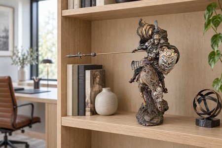 Luksuriøs Figur til Kontor. Zhao Yun kinesisk generel. Gave til chefen