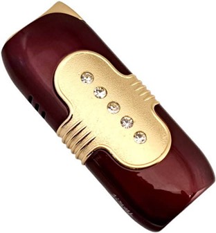 Luksuriøs gas lighter til kvinder. Eksklusiv gave med Swarovski