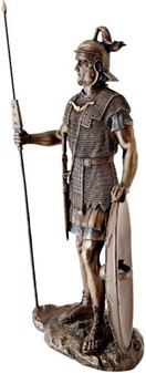 Romersk Legionær Figur i Bronze. Perfekt Gave til Ham og Kontor Pynt