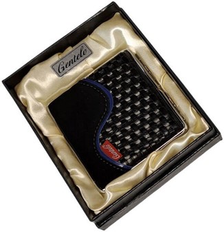 Billige, Elegant Læder Cigaretetui i sort til 20 Cigaretter