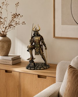 Samurai Figur Bronze. Unik Julegaveidé og Dekoration til Ham