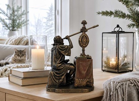Galileo Galilei Figur. Forvandl dit hjem til et univers af opdagelser