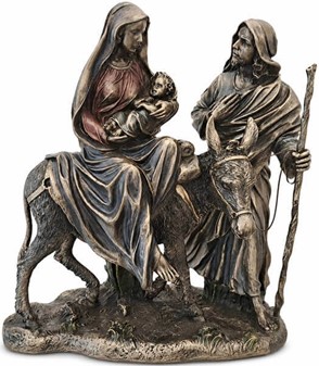 FLUGT TIL EGYPTEN. Enestående figur Hellige Familie. Ideel Julegave