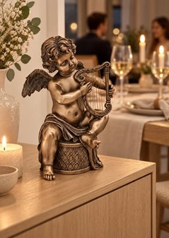 SMUK ENGEL. Smuk og billig bronze figur. Julegaveideer til hende