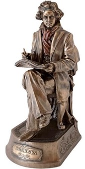 Ludwig van Beethoven Figur. Oplev genialiteten fanget i bronze