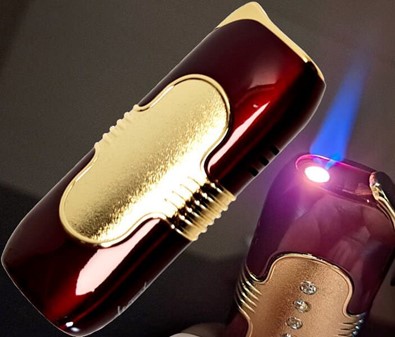 Luksuriøs gas lighter til kvinder. Eksklusiv gave med Swarovski