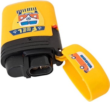 VW Bus T1 Gas Lighter. Ikonisk Gul Dobbelt Jetflamme til Outdoor