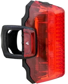 Den ultimative baglygte til cykel. 300° synlighed og lang batteritid